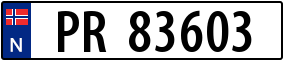Truck License Plate